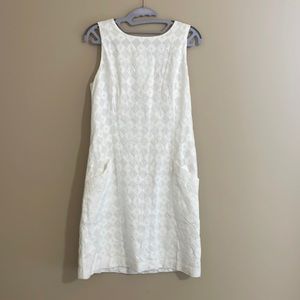 Southern Tide white sleeveless dress. Size 4